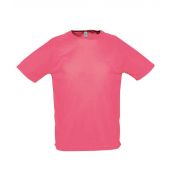 SOL'S Sporty Performance T-Shirt - Neon Coral Size XXS
