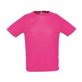 SOL'S Sporty Performance T-Shirt - Neon Pink Size 3XL