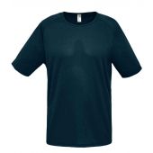 SOL'S Sporty Performance T-Shirt - Petroleum Blue Size XXS