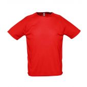 SOL'S Sporty Performance T-Shirt - Red Size 3XL