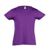 SOL'S Girls Cherry T-Shirt - Dark Purple Size 12yrs