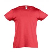 SOL'S Girls Cherry T-Shirt - Red Size 12yrs