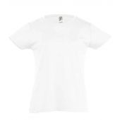SOL'S Girls Cherry T-Shirt - White Size 12yrs