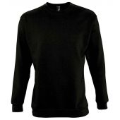 SOL'S Unisex New Supreme Sweatshirt - Black Size 3XL