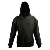 SOL'S Kids Slam Hooded Sweatshirt - Black Size 12yrs