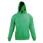 SOL'S Kids Slam Hooded Sweatshirt - Kelly Green Size 12yrs