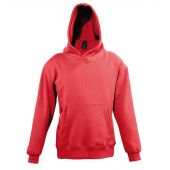 SOL'S Kids Slam Hooded Sweatshirt - Red Size 12yrs