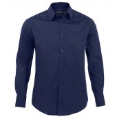 SOL'S Brighton Long Sleeve Fitted Shirt - Dark Blue Size 4XL