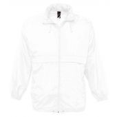 SOL'S Unisex Surf Windbreaker Jacket - White Size XXL