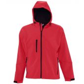 SOL'S Replay Hooded Soft Shell Jacket - Pepper Red Size 3XL