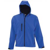SOL'S Replay Hooded Soft Shell Jacket - Royal Blue Size 3XL