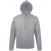 SOL'S Unisex Snake Hooded Sweatshirt - Grey Marl Size 4XL