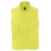 SOL'S Unisex Norway Fleece Bodywarmer - Neon Yellow Size 5XL