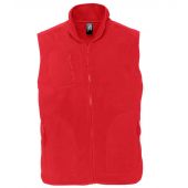 SOL'S Unisex Norway Fleece Bodywarmer - Red Size 3XL