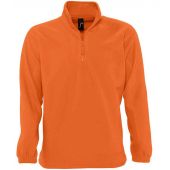 SOL'S Ness Zip Neck Fleece - Orange Size 3XL