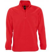 SOL'S Ness Zip Neck Fleece - Red Size 3XL