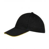 SOL'S Buffalo Cap - Black/Yellow Size ONE