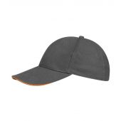 SOL'S Buffalo Cap - Grey/Orange Size ONE