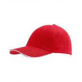 SOL'S Buffalo Cap - Red/White Size ONE