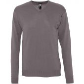 SOL'S Galaxy Cotton Acrylic V Neck Sweater - Medium Grey Size 3XL