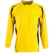 SOL'S Kids Azteca Goalkeeper Shirt - Lemon/Black Size 10-12