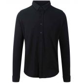 So Denim Oscar Knitted Long Sleeve Shirt - Black Size XXL