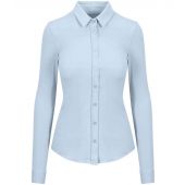 So Denim Anna Knitted Long Sleeve Shirt - Blue Size XL