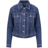 So Denim Ladies Olivia Denim Jacket - Dark Blue Wash Size XL