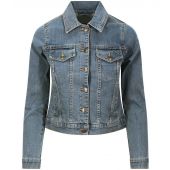 So Denim Ladies Olivia Denim Jacket - Light Blue Wash Size XL