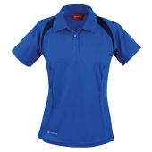 Spiro Ladies Team Spirit Polo Shirt - Royal Blue/Navy Size XL/16