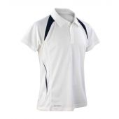 Spiro Team Spirit Polo Shirt - White/Navy Size 4XL