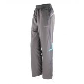 Spiro Ladies Micro-Lite Team Pants - Grey/Aqua Size XL/16