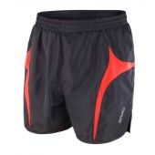 Spiro Micro-Lite Running Shorts - Black/Red Size XXL