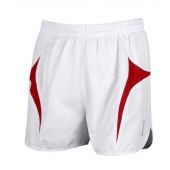 Spiro Micro-Lite Running Shorts - White/Red Size XXL