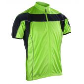 Spiro Bikewear Top - Fluoro Green/Black Size S