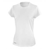 Spiro Ladies Quick Dry Performance T-Shirt - White Size XL
