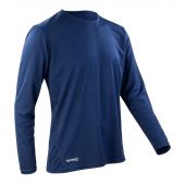 Spiro Performance Long Sleeve T-Shirt - Navy Size XXL
