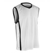 Spiro Basketball Top - White/Black Size 4XL