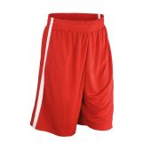 Spiro Basketball Shorts - Red/White Size 4XL