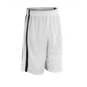 Spiro Basketball Shorts - White/Black Size 4XL