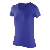 Spiro Impact Ladies Softex® T-Shirt - Sapphire Blue Size XXL/18