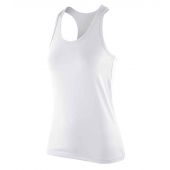 Spiro Impact Ladies Softex® Fitness Top - White Size XXL/18
