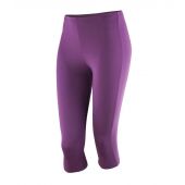 Spiro Impact Ladies Softex® Capri Pants - Grape Size XXL/18