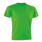 Spiro Impact Performance Aircool T-Shirt - Flo Green Size XXS