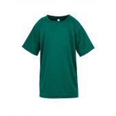 Spiro Kids Impact Performance Aircool T-Shirt - Bottle Green Size L