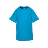 Spiro Kids Impact Performance Aircool T-Shirt - Ocean Blue Size L