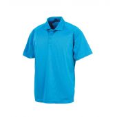 Spiro Impact Performance Aircool Polo Shirt - Ocean Blue Size XXS