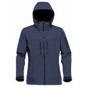 Stormtech Ladies Epsilon 2 Hooded Soft Shell Jacket - Navy/Graphite Grey Size XXL