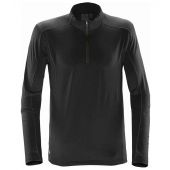 Stormtech Pulse Fleece Pullover Zip Neck Top - Black/Carbon Size XXL