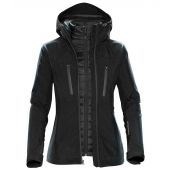 Stormtech Ladies Matrix System 3-in-1 Jacket - Black/Carbon Size XXL